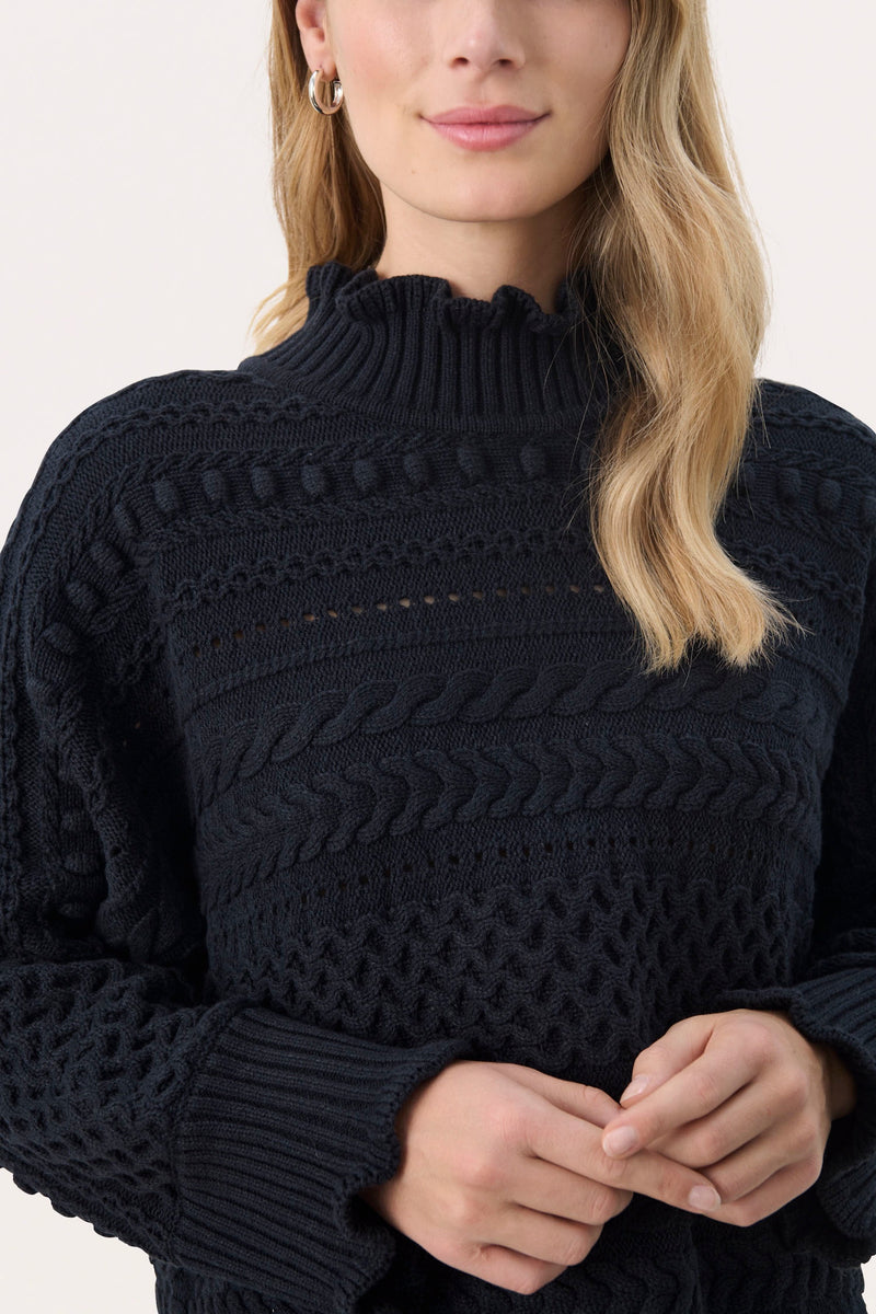 Pompeia Jumper - Dark Navy