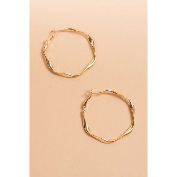 Rhian Earrings - Gold