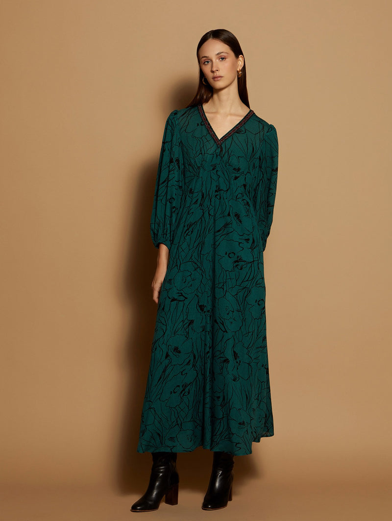 Rosalia Dress - Teal