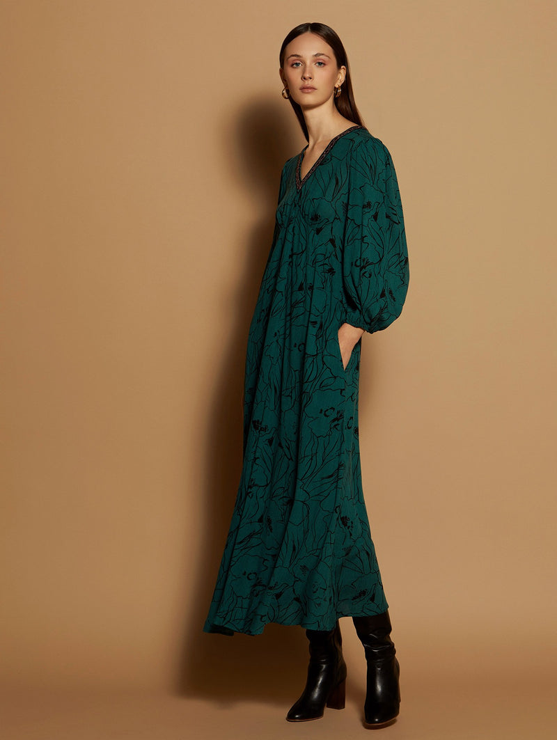 Rosalia Dress - Teal