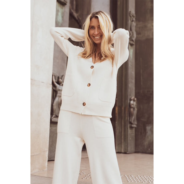 Sandra Cardigan - Ecru