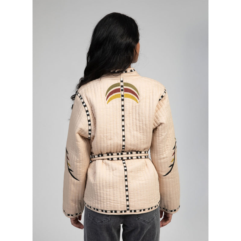 Sara Quilted Jacket - Natural