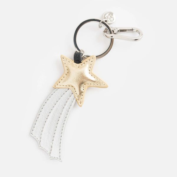 Shooting Star Silver Bag Charm