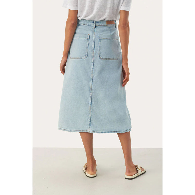 Siya Skirt - Light Blue Denim