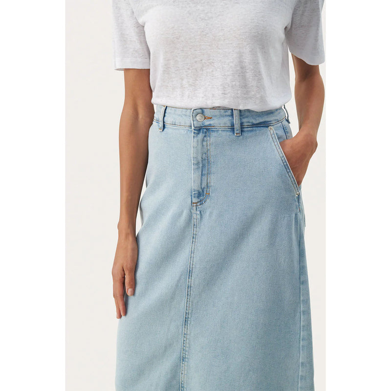 Siya Skirt - Light Blue Denim