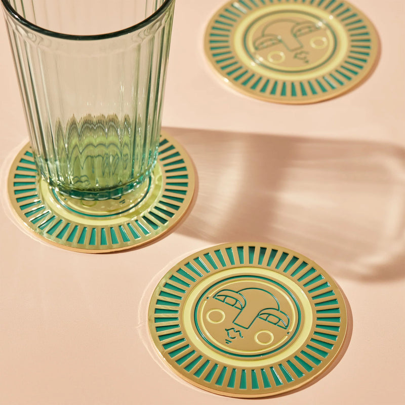 Sol Coasters - Teal