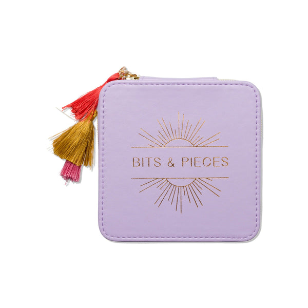 Square Leather Jewellery Case - Bits & Pieces