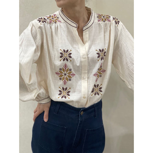 Sue Blouse - Ecru