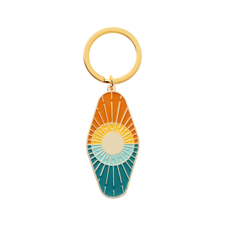 Sun & Sea Enamel Keyring