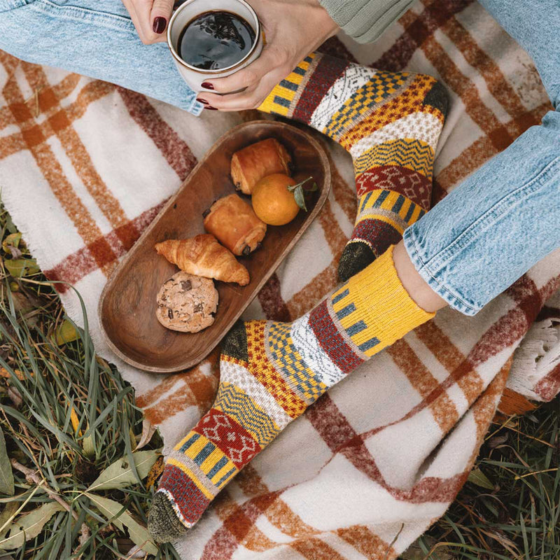 Svea Socks - Yellow