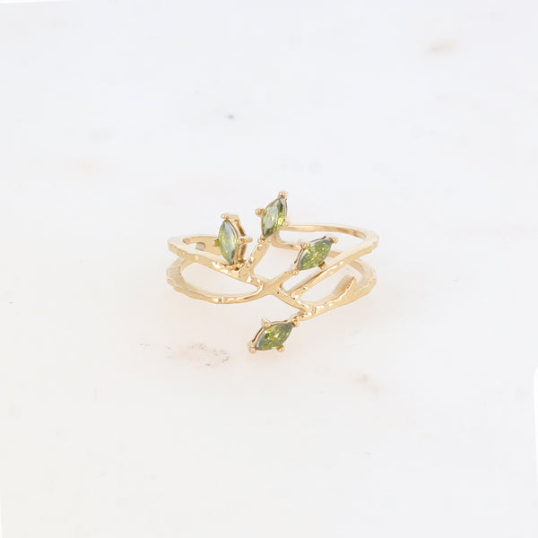 Thorn Ring - Green Zirconium