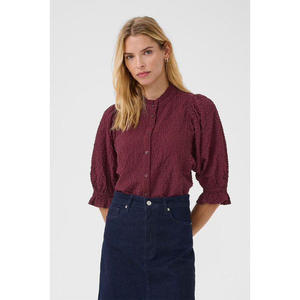 Toni Blouse - Tawny Port