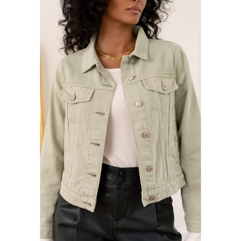 Valence Denim Jacket - Mint