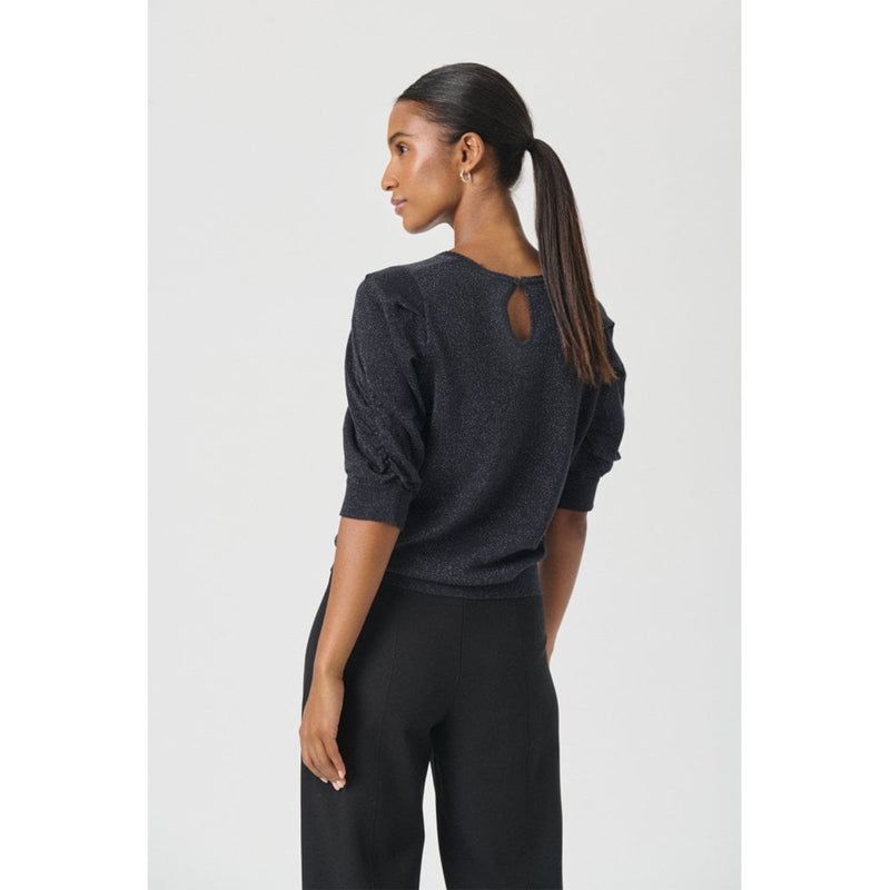 Varaia Knitted Top - Dark Navy