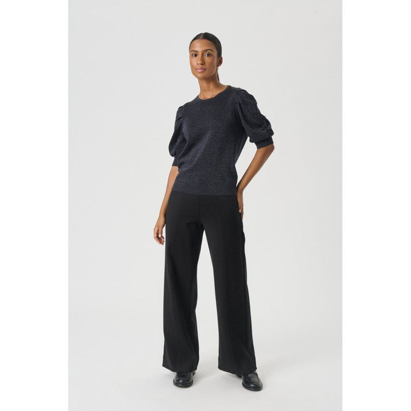 Varaia Knitted Top - Dark Navy