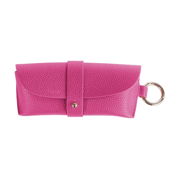 Vegan Leather Glasses Case - Pink