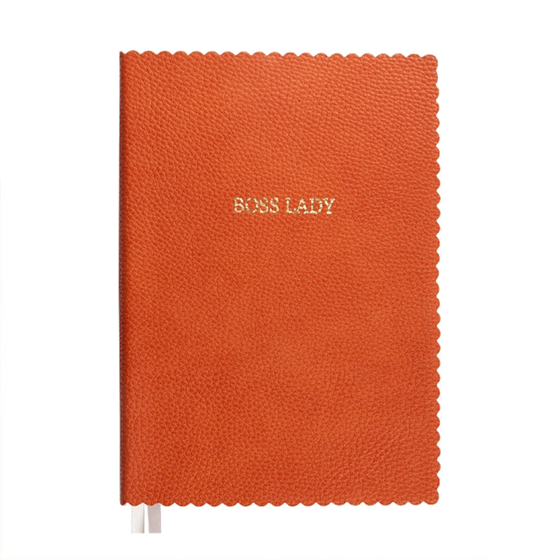 Vegan Leather Notebook - Boss Lady