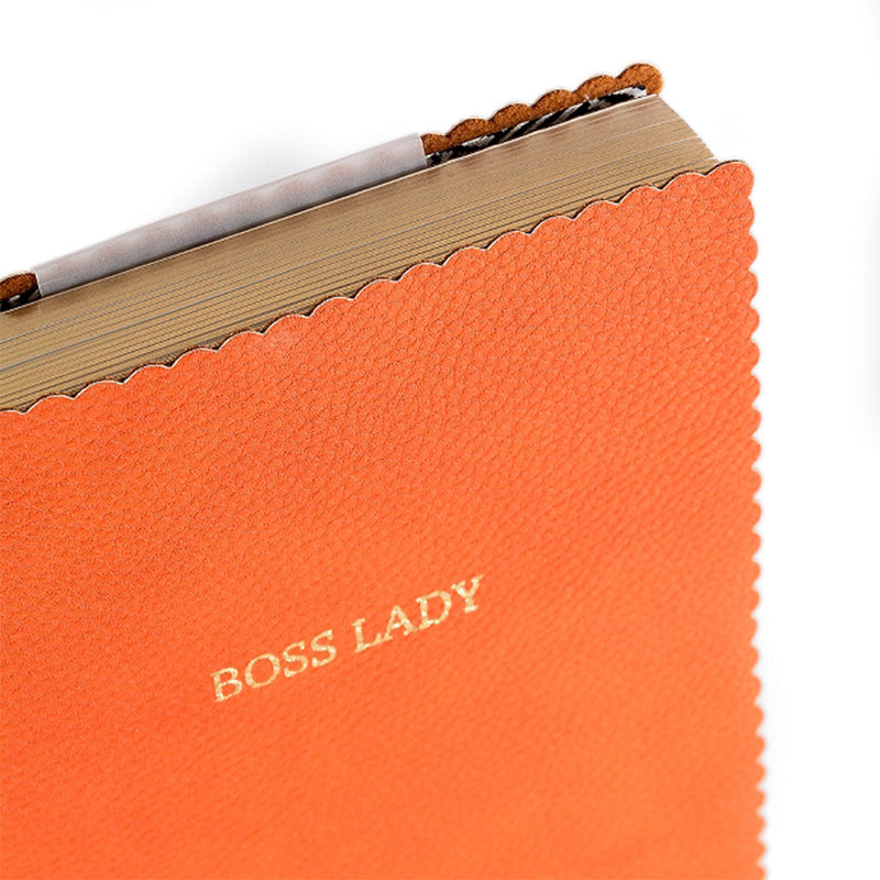 Vegan Leather Notebook - Boss Lady