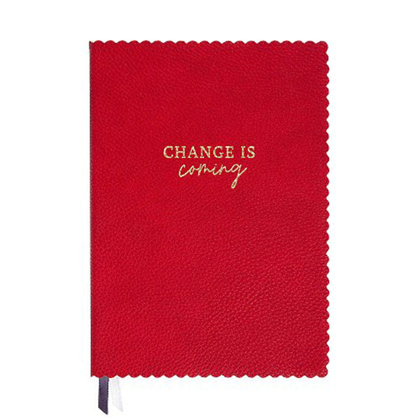 Vegan Leather Notebook - Change is Coming