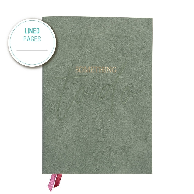 Vegan Leather Notebook - Something To Do