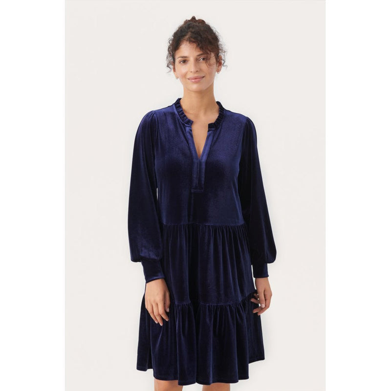 Viggase Dress - Midnight Sail