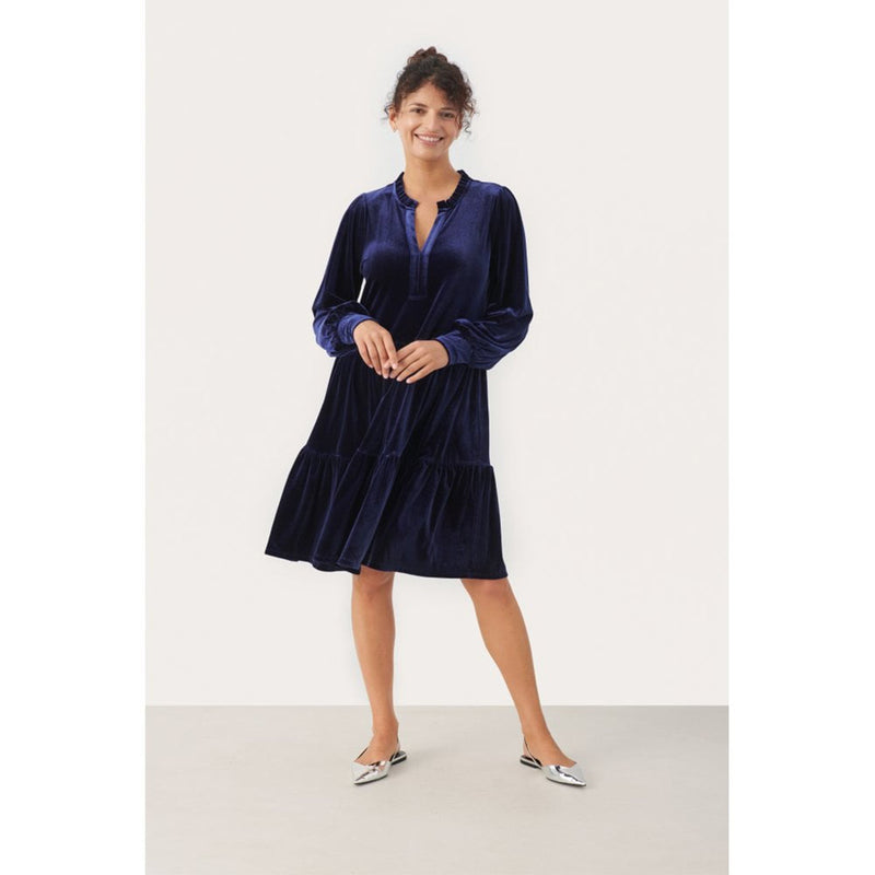 Viggase Dress - Midnight Sail