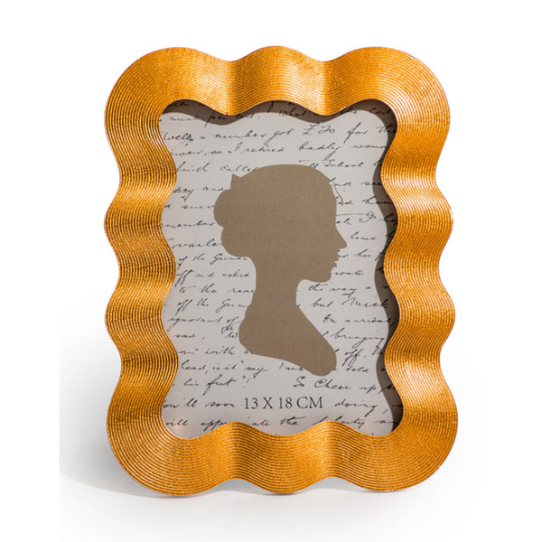 Wave Photo Frame - Gold