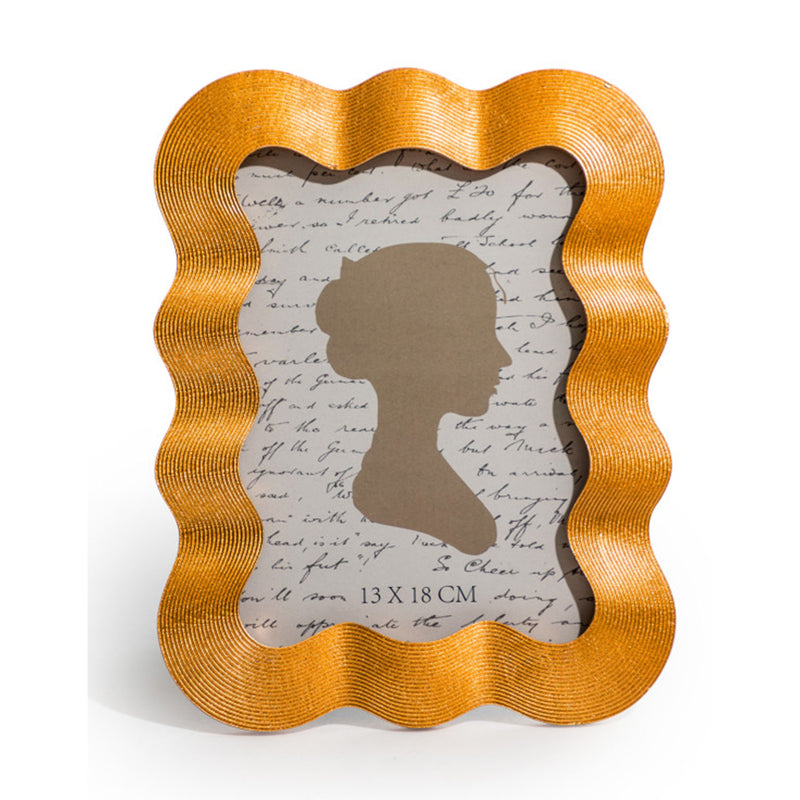 Wave Photo Frame - Gold