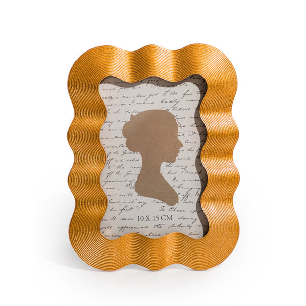 Wave Photo Frame - Gold