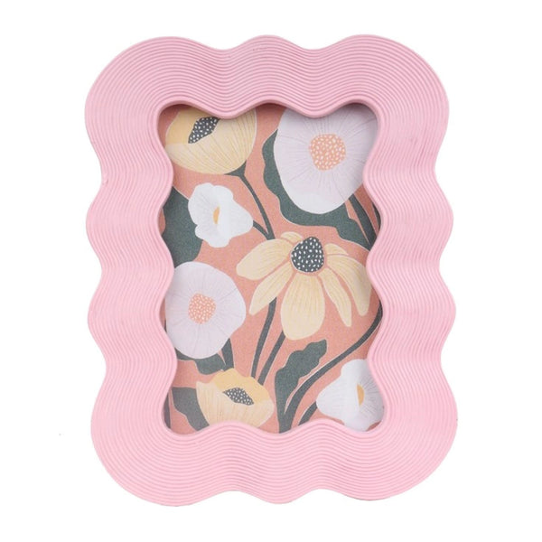Wave Photo Frame - Pink