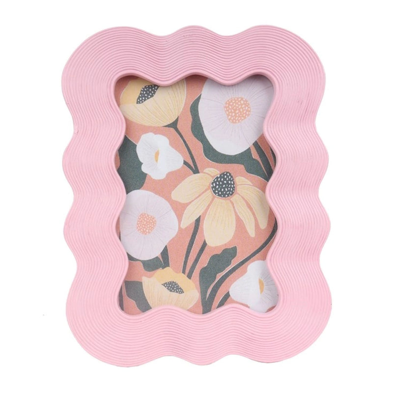 Wave Photo Frame - Pink