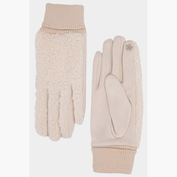Winnie Fleece Gloves - Cream