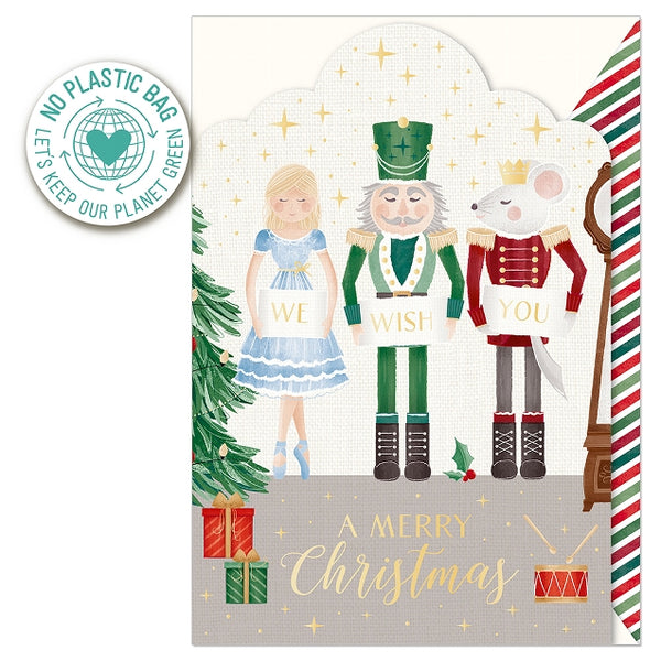 Wish You A Merry Christmas Nutcracker Card