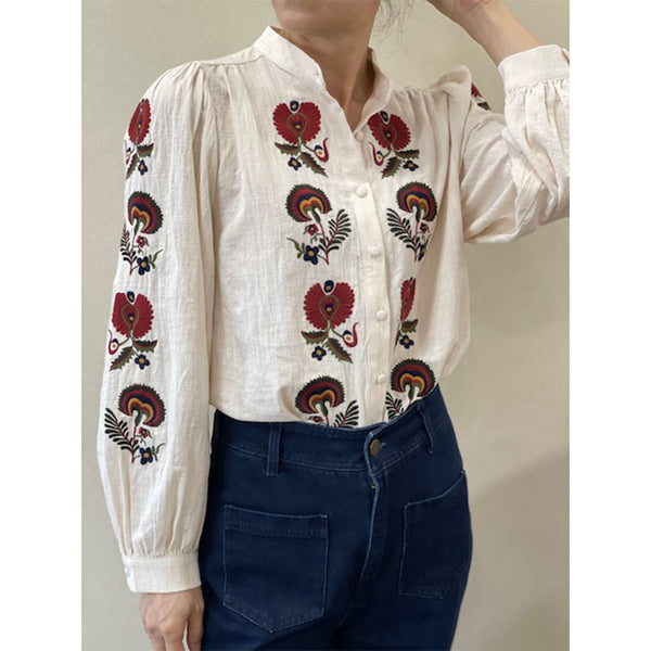 Zelda Blouse - Ecru