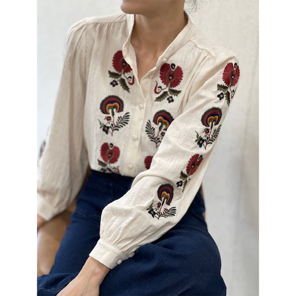 Zelda Blouse - Ecru