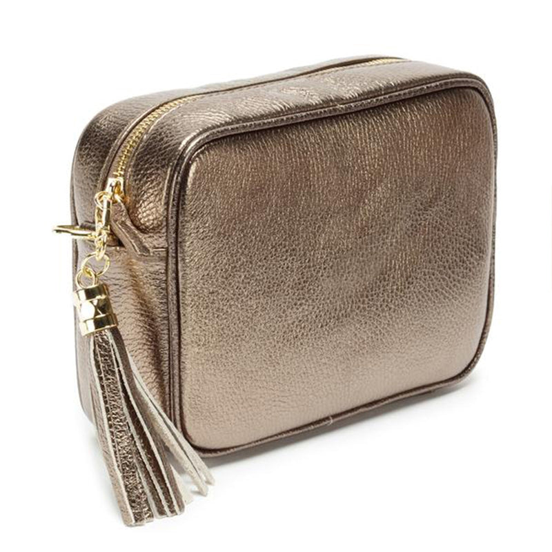 Crossbody Bag - Bronze with Star Baroque Strap