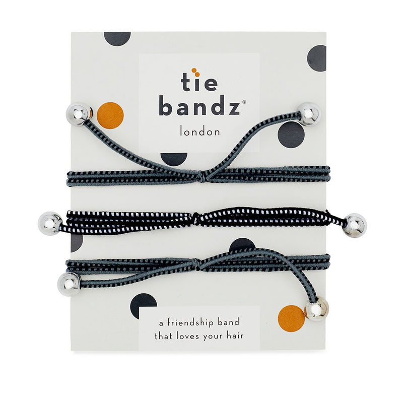 Black Nightz Hair Tie Set - Hemels