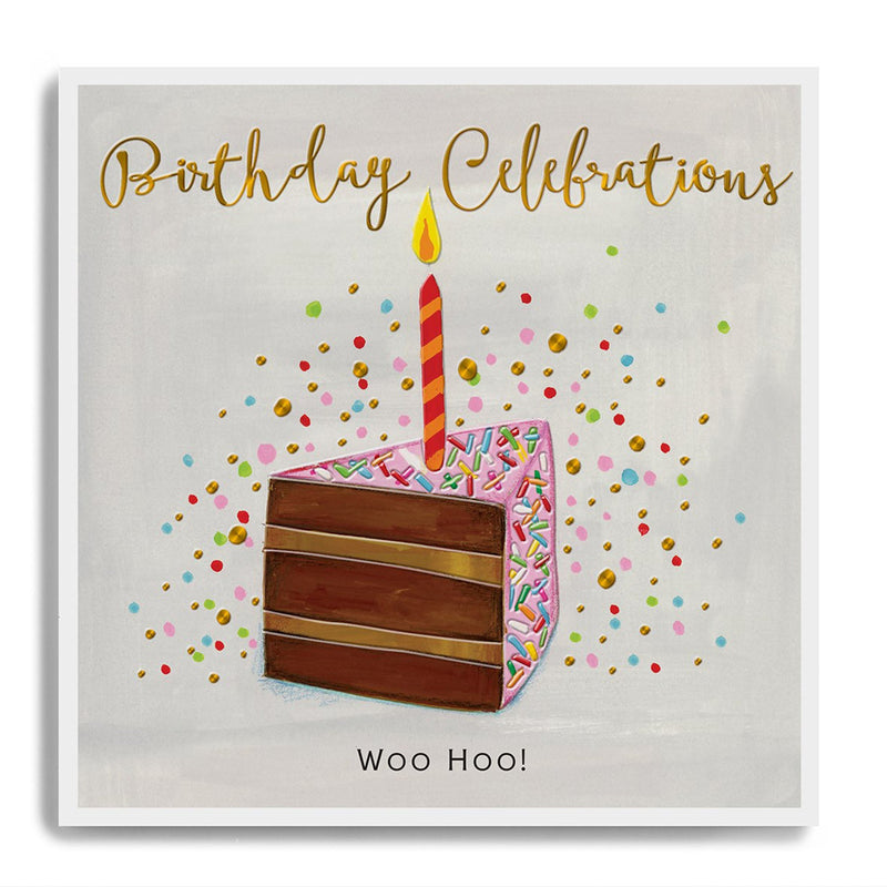 Birthday Celebrations Cake Card