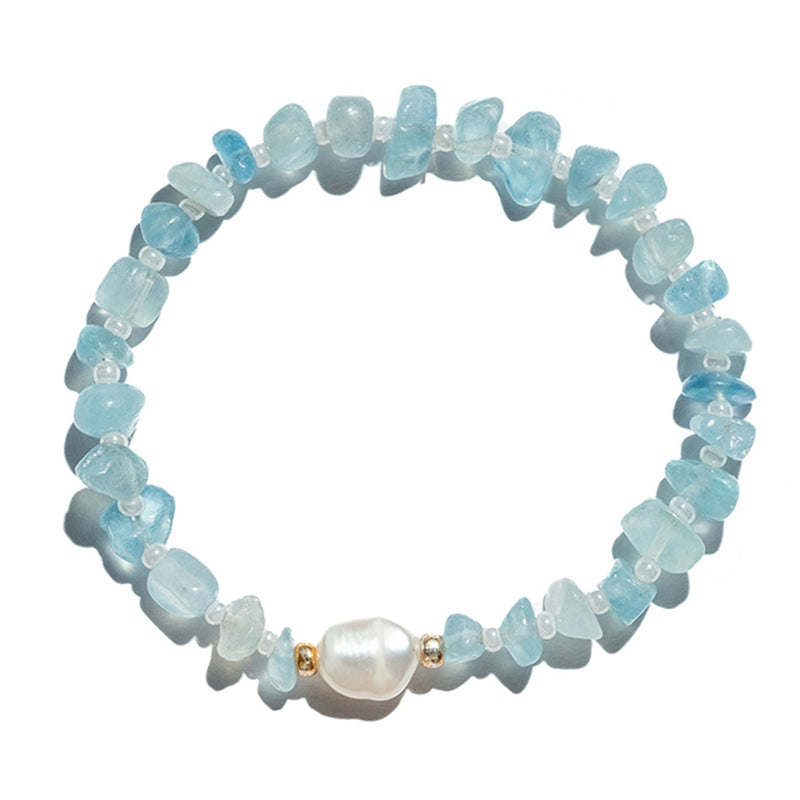 The Courageous Rock - Aquamarine Bracelet