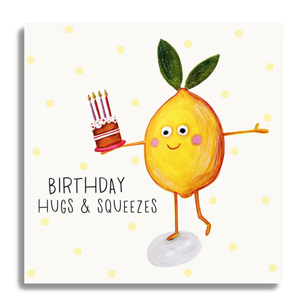 Happy Birthday Hugs & Squeezes Lemon