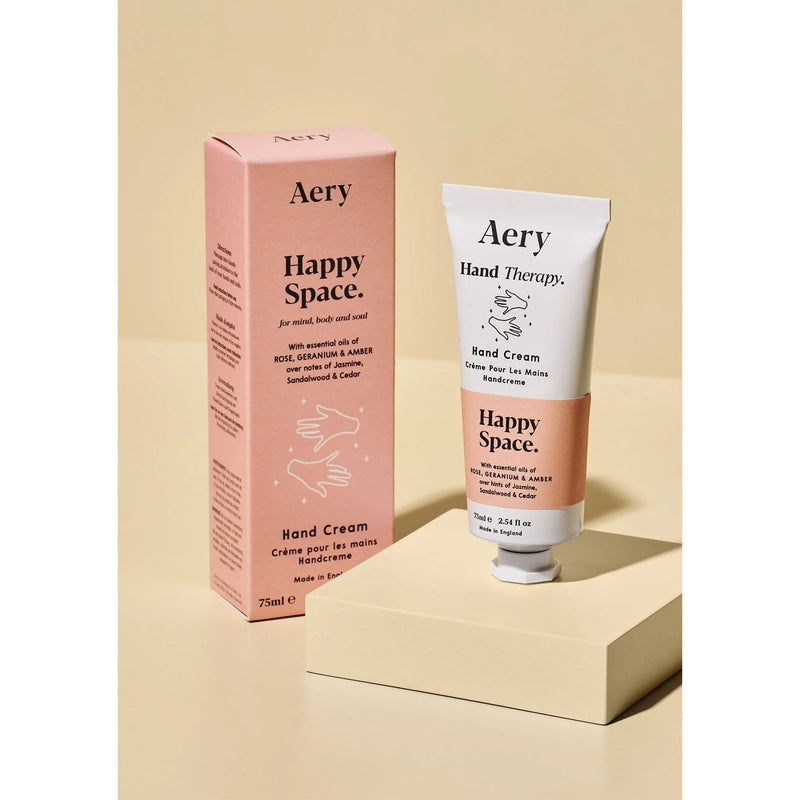 Happy Space Hand Cream - Rose, Geranium & Amber
