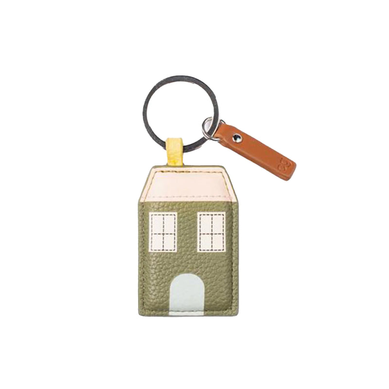 House Novelty Keyring - Khaki