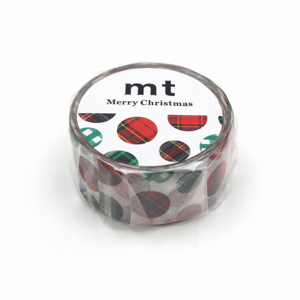 Christmas Check Dot Washi Tape - Hemels