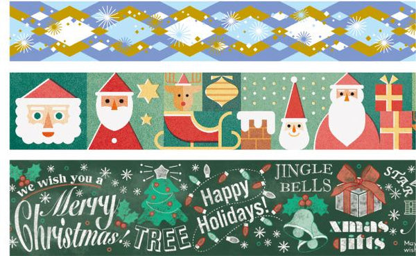 Christmas 2020 A Washi Tape - Set of 3 rolls - Hemels