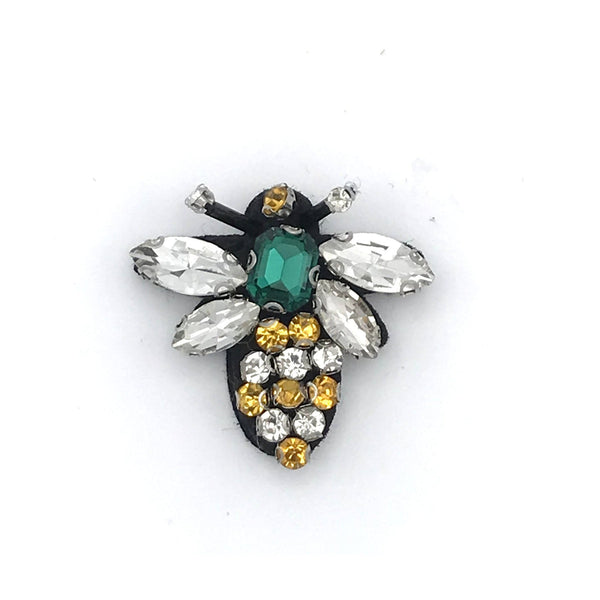 Queen Bee Brooch - Green