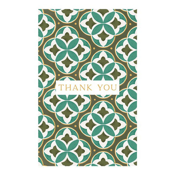 Thank You Pattern Notecard - Pack of 10