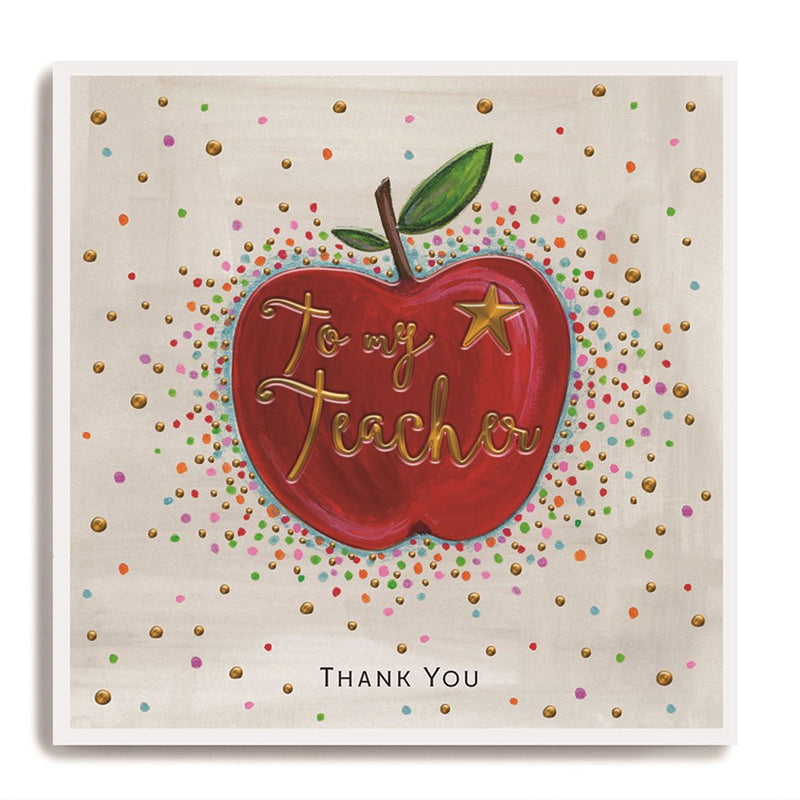 To My Teacher Apple Card