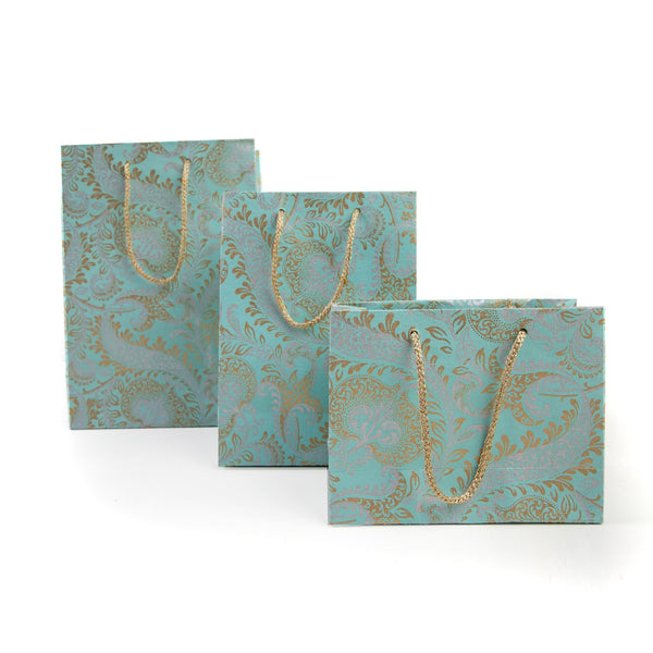 Splendour Gift Bags - Teal - Hemels